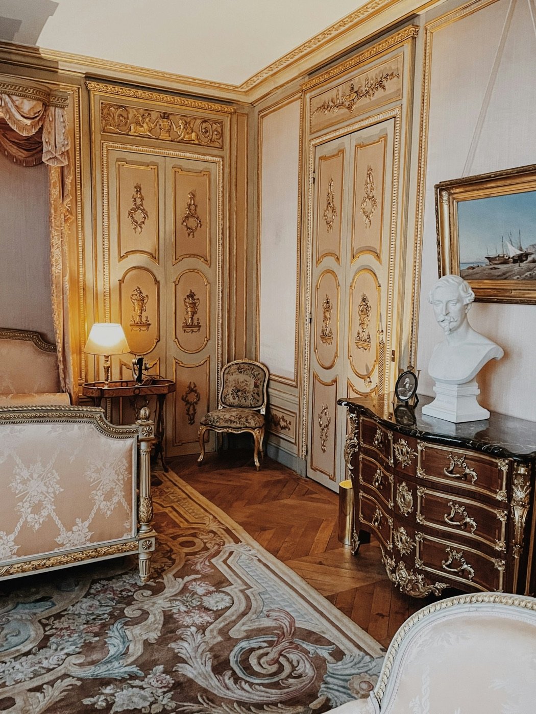 A classic bedroom with period furniture