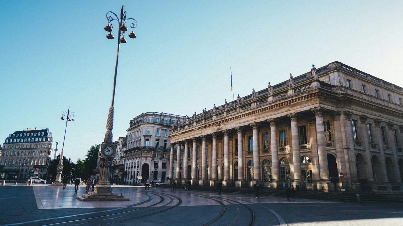 The colonnade of the Grand Théâtre in Bordeaux